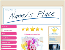 Tablet Screenshot of nannys-place.com